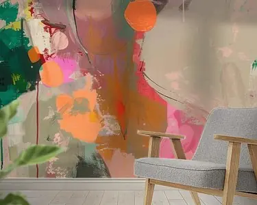 Kleurrijk, modern en abstract portret Oferta limitowana