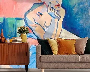 Popularny Vrouw in een hemd, André Derain