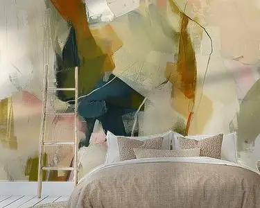 Modern en abstract in warme kleuren Nowość