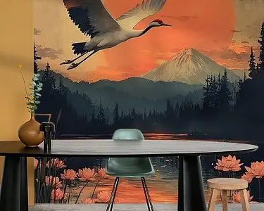 Japanse kunstdruk: In harmonie met de lucht Popularny