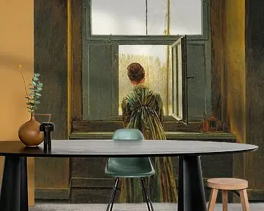 Tani Caspar David Friedrich - Vrouw aan het raam (gezien bij vtwonen)