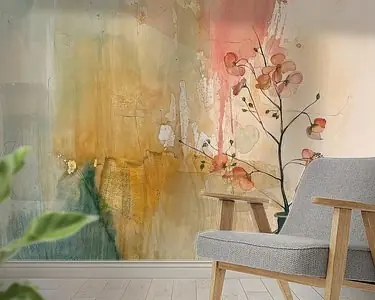 Oferta limitowana Abstract stilleven in warme kleuren, Japandi stijl