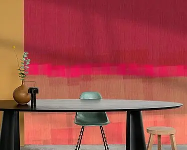 Abstract in wijnrood, neonroze, terra en koraal. Oferta