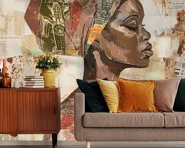 Tani Portret, digital art collage