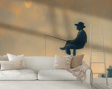 Autentyczny Vissen naar Licht \\u2013 Dromerige Stilte bij Zonsopkomst