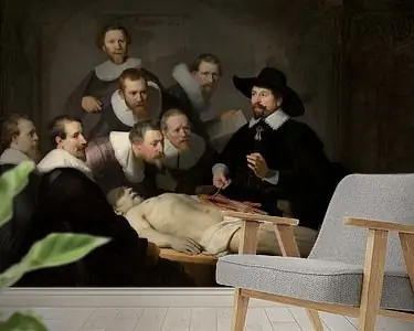 Premium Rembrandt van Rijn, De anatomische les van Dr Nicolaes Tulp