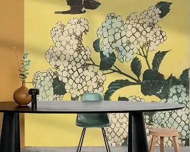 Szybka dostawa Hortensia en zwaluw, Katsushika Hokusai