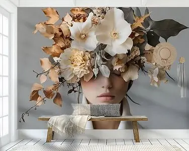 bloemen in haar hoofd ii Szybka dostawa