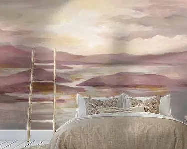 Roze en gouden landschap, Silvia Vassileva Wyprzedaż