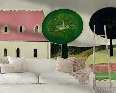 Oryginalny Huis met het roze dak