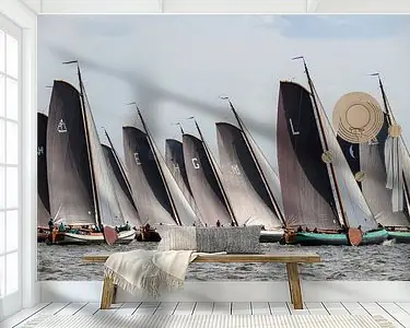 Skûtsje klassieke FrieseTjalk zeilboten Ekspresowa dostawa