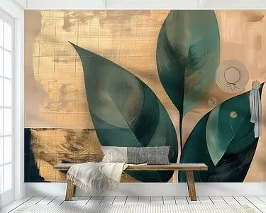 Abstract blad Premium