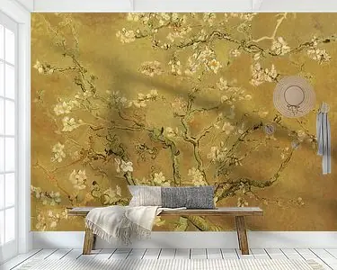 Ekspresowa dostawa Amandelbloesem van Vincent van Gogh (Oker)