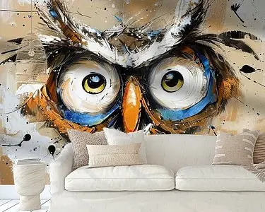 Uil Kleurrijk Modern | Feathered Frolic Ostatnia szansa