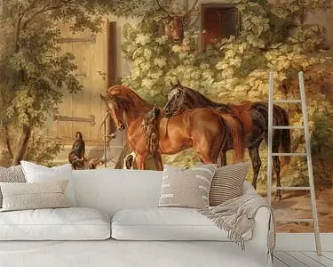 Paarden op de veranda, Albrecht Adam Oferta