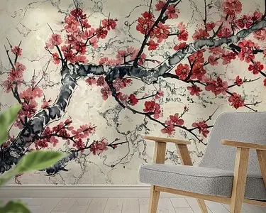 Oryginalny Kersenbloesems Hokusai