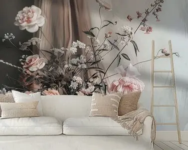 Premium Stilleven in pastelkleuren