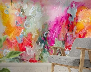 Rabat Slice of Art - kleurrijk abstract schilderij