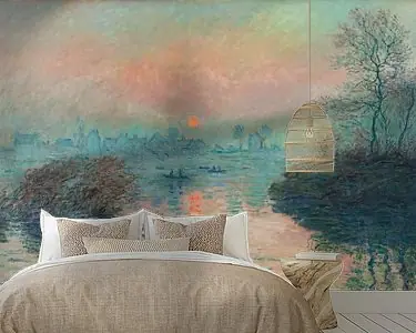 Ostatnia szansa Zonsondergang op de Seine bij Lavacourt, Claude Monet