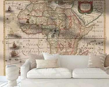 Kaart van Afrika Niska cena