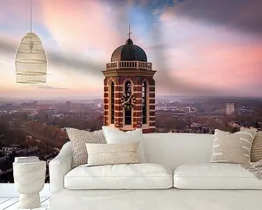 Bezpieczna płatność De Peperbus boven de historische binnenstad van Zwolle