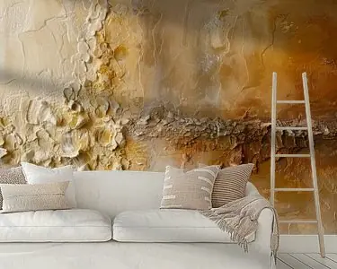 Ekspresowa dostawa Abstract Schilderij in Aardetinten \\u2013 Warme Wanddecoratie