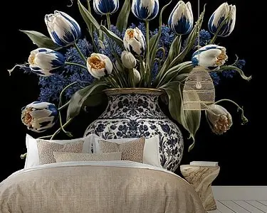 Vaas met tulpen Zwrot pieniędzy