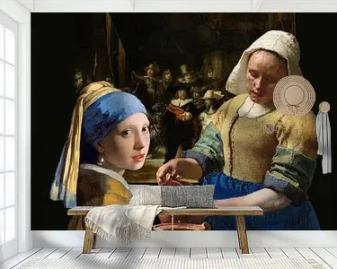 Melkmeisje - Meisje met de parel - de Nachtwacht Wyprzedaż