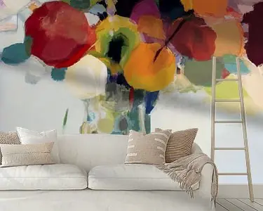 Tylko dziś Kleurrijk abstract schilderij: