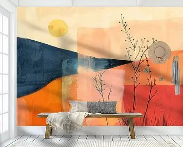 Autentyczny Japandi landschap