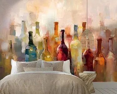 Premium Flessen abstract