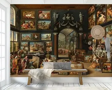 Wysoka jakość Willem van Haecht, Apelles schildert Campaspe