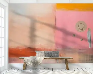 Pastelkleuren modern en abstract Oferta