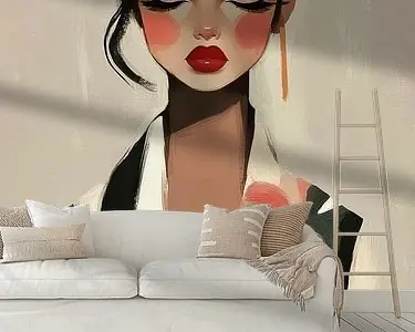 De Dromer, modern portret Wysoka jakość