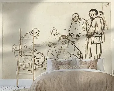 De voetwassing, Rembrandt van Rijn Zamów teraz