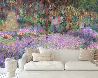 De tuin van de kunstenaar in Giverny, Claude Monet Ekspresowa dostawa