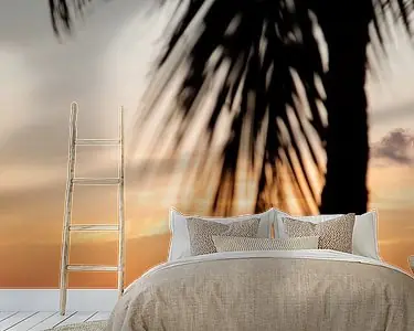 Zonsondergang aan zee Darmowa dostawa