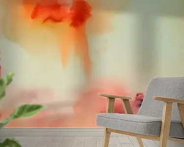 Tylko dziś Abstract aquarel in pastelkleuren