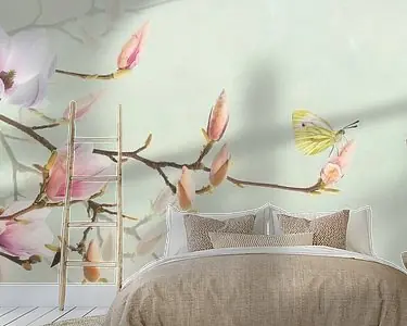 Wyprzedaż Magnolia en geaderd witje