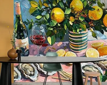 Citrus & Zee op een Roze Tafel Szybka dostawa