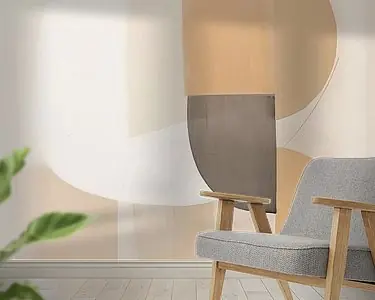 Abstracte vormen in zachte herfstkleuren Tylko dziś