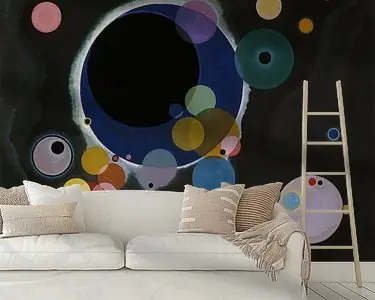 Oferta limitowana Verschillende cirkels, Wassily Kandinsky