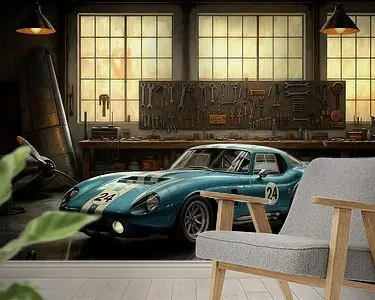 Autentyczny 1965 Shelby Daytona in werkplaats