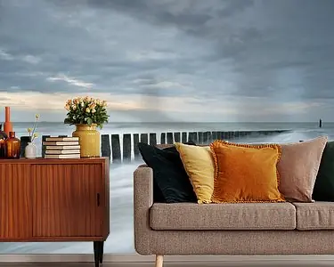 Storm op de Noordzee - mooi Zeeland Darmowa dostawa