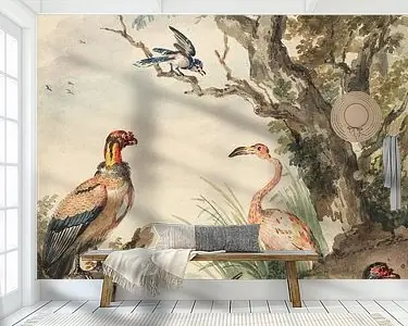 Landschap met exotische vogels Aert Schouman (1710-1792)\\u00a0 1765 (gezien bij vtwonen) Promocja