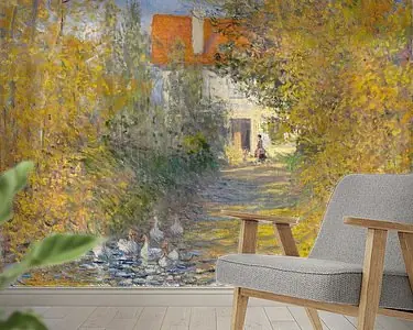 Autentyczny De ganzen, Claude Monet