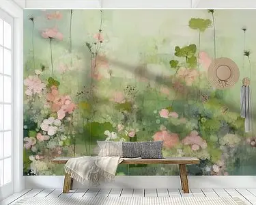 Veldbloemen in de lente Wyprzedaż