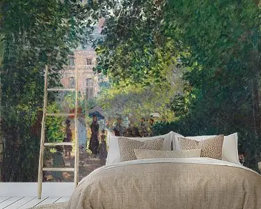 Autentyczny Parc Monceau, Claude Monet