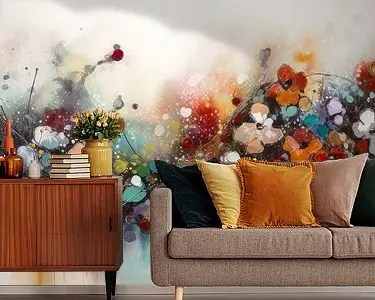 Tylko dziś Modern Impressionisme Abstract Schilderij Bloemen