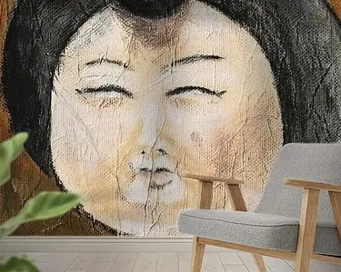 Een portret van een Chinese dikke dame'Fat lady' II Bezpieczna płatność